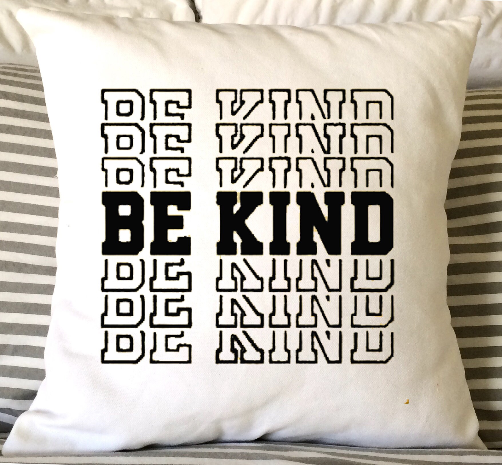 Be Kind Pillow Inspirational Pillow 16x16 Pillow Teenager Etsy UK