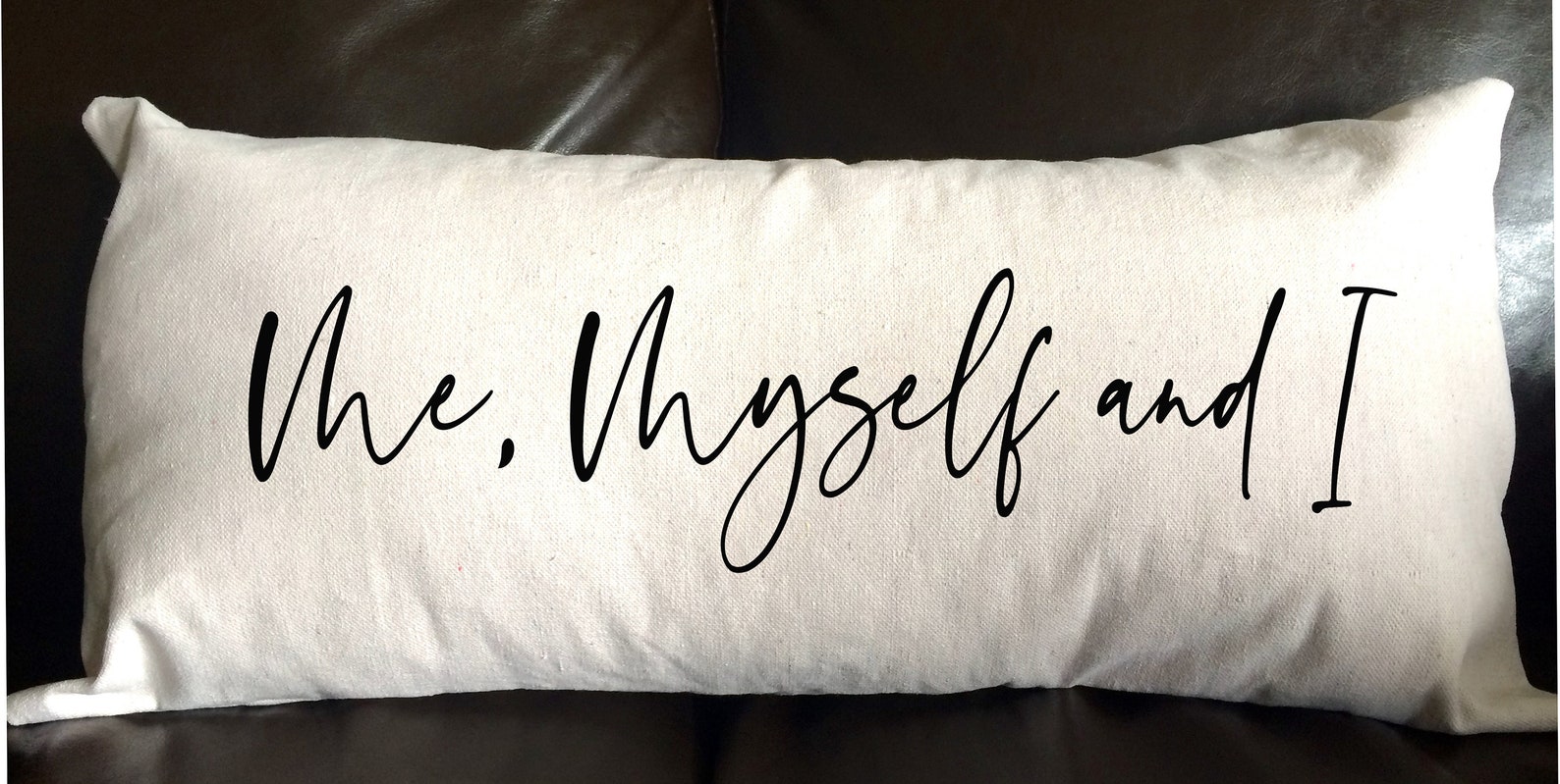Me Myself and I Pillow Decorative Pillow Throw Pillow Etsy