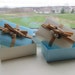 Beach/Ocean Themed Gift Boxes, Blue and Sand Mixed, 3" x 2", Individual