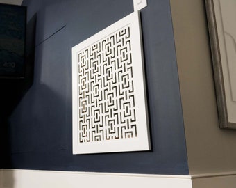 Vent cover, Decorative magnetic air filter return vent  - Oriental Design