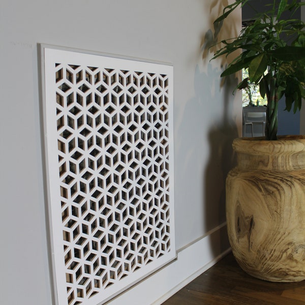 Magnetic Air intake Custom Decorative Vent - CUBES Design