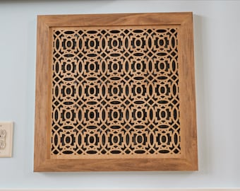 Magnetic Air intake Custom Decorative Vent - Moroccan Design