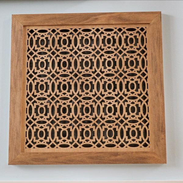 Magnetic Air intake Custom Decorative Vent - Moroccan Design