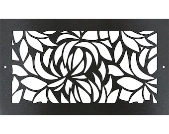 Floor vent - Metal 1/16" thick Leaves Design