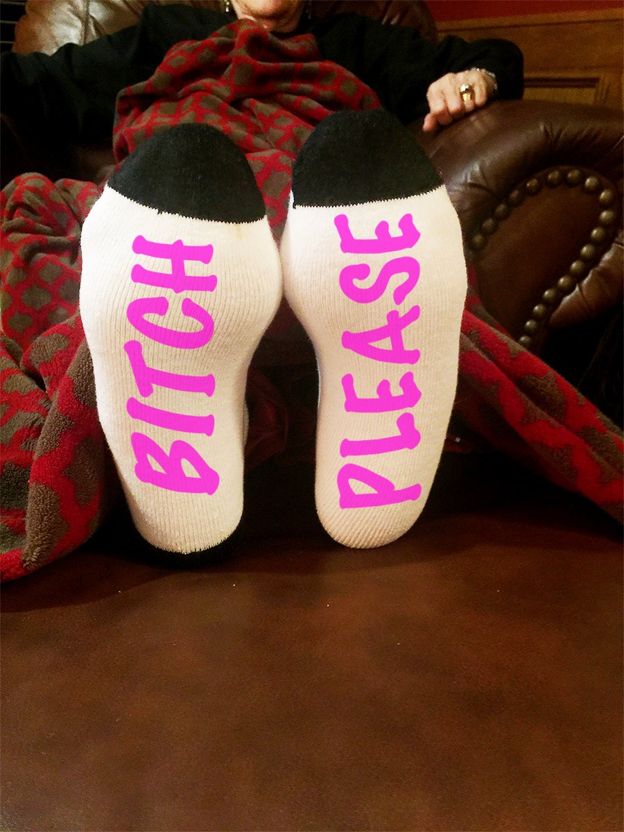 If you can read this Socks Bitch Please Socks If you can Etsy