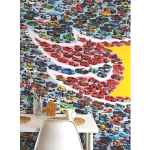 Sfondo mosaico logo Hot Wheels