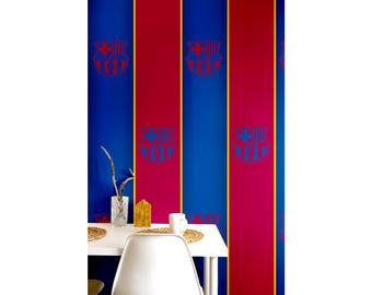 Barcelona Stripe voetbal voetbal Wallpaper
