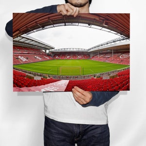 Liverpool FC Anfield inspired Poster
