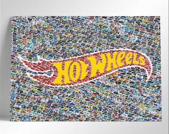 Toy Car mosaic poster