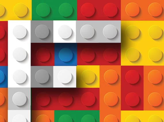 Lego canvas sale