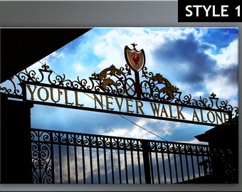 Liverpool FC inspired canvas