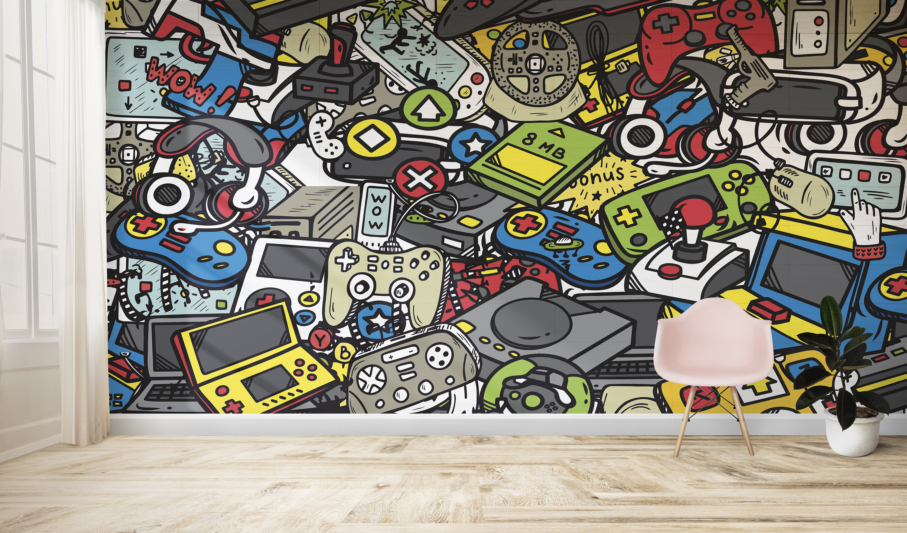 Gaming Abstract Wallpaper Etsy UK