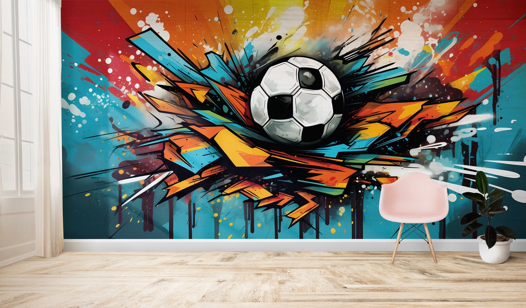 Graphic Footie - Pale Blue