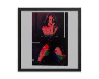 Christine Keeler Portrait, Personal Wall Art, Famous, Iconic, Bespoke, Frame Prints, Unique Framed Art