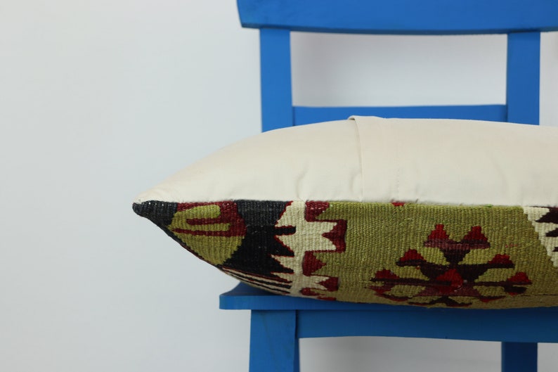 Colorful Pillow Cover Kilim Pillow 20x20inches 50x50cm Cushion Cover Pillow Cover Handmade Turkish Kilim Pillow Bohemian Vintage