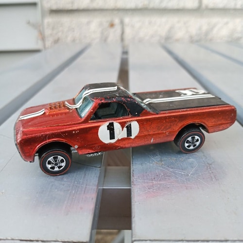 1968 Mattel Hot Wheels Redline Custom Fleetside in Orange - Etsy