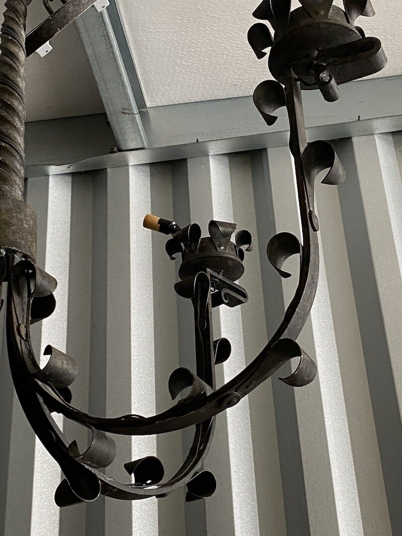 Iron Accents Wrought Iron Chandelier - Thumbnail 3