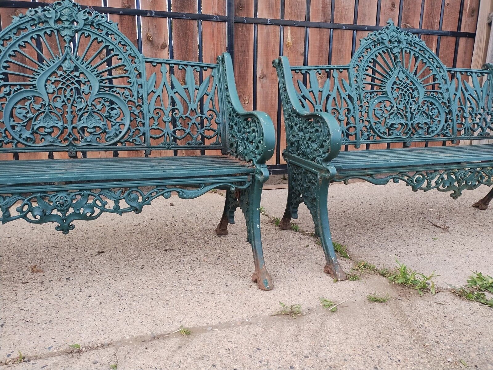 Vintage Garden Bench Etsy