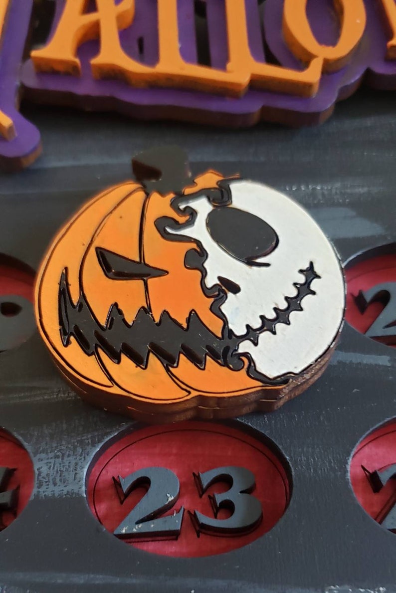 Nightmare Before Christmas Countdown, Disney Decor, Countdown to