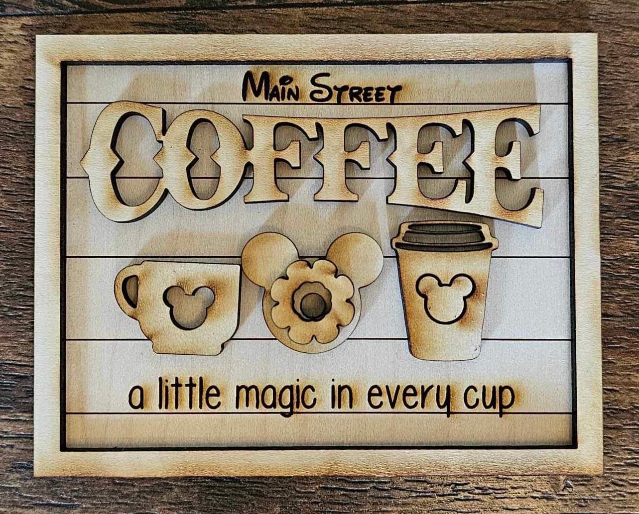 Bibbidi Bobbidi Brew|coffee Bar Tiered Tray|disney Coffee Bar
