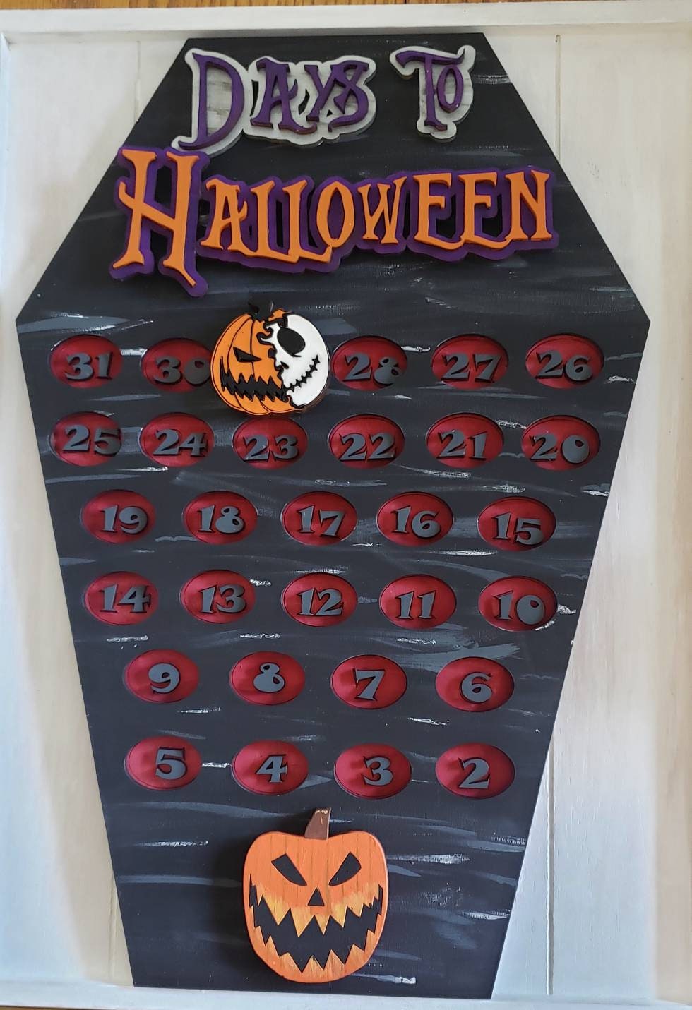 Nightmare Before Christmas Countdown Disney Decor Countdown - Etsy