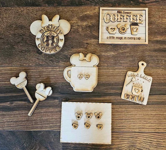 Bibbidi Bobbidi Brew|coffee Bar Tiered Tray|disney Coffee Bar