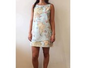 Items Op Etsy Die Op Wereldkaart Afdrukken Mouwloos Shift Jurk