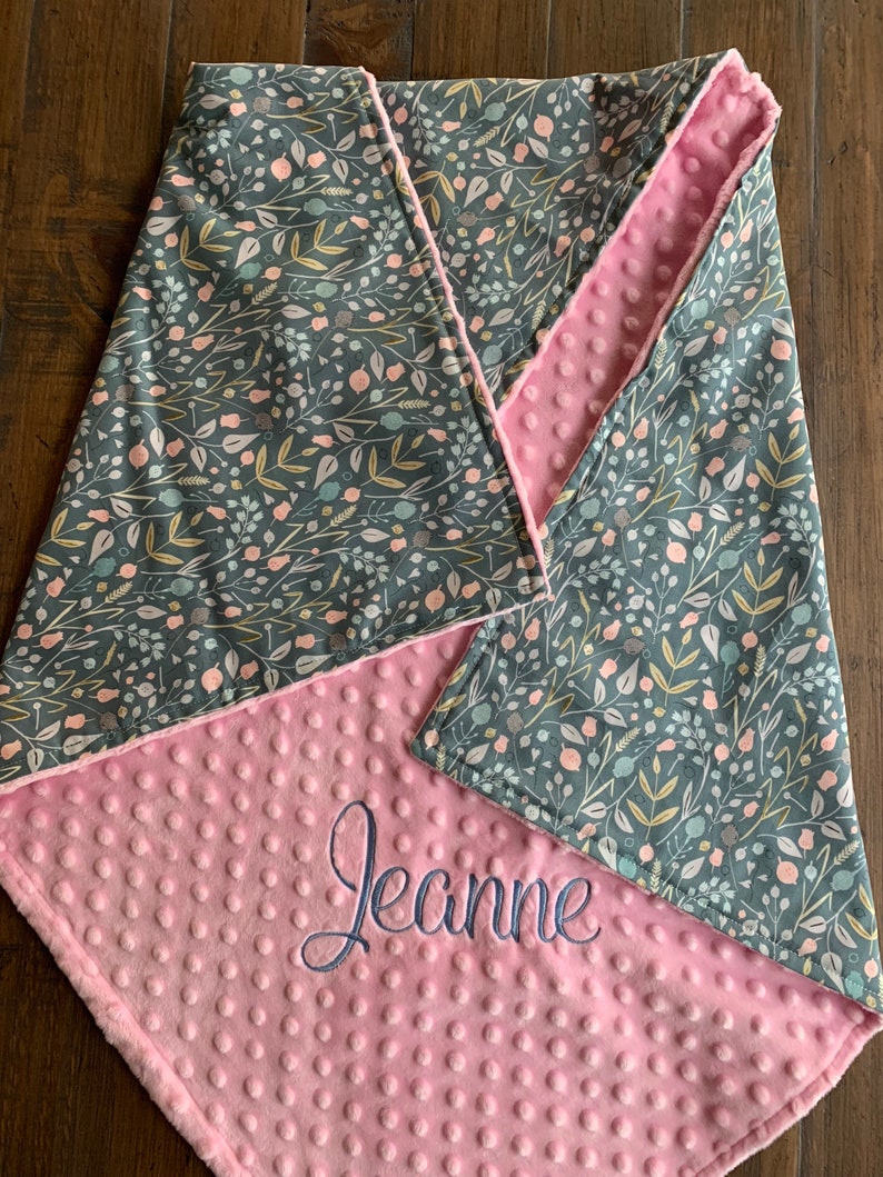 custom minky baby blankets