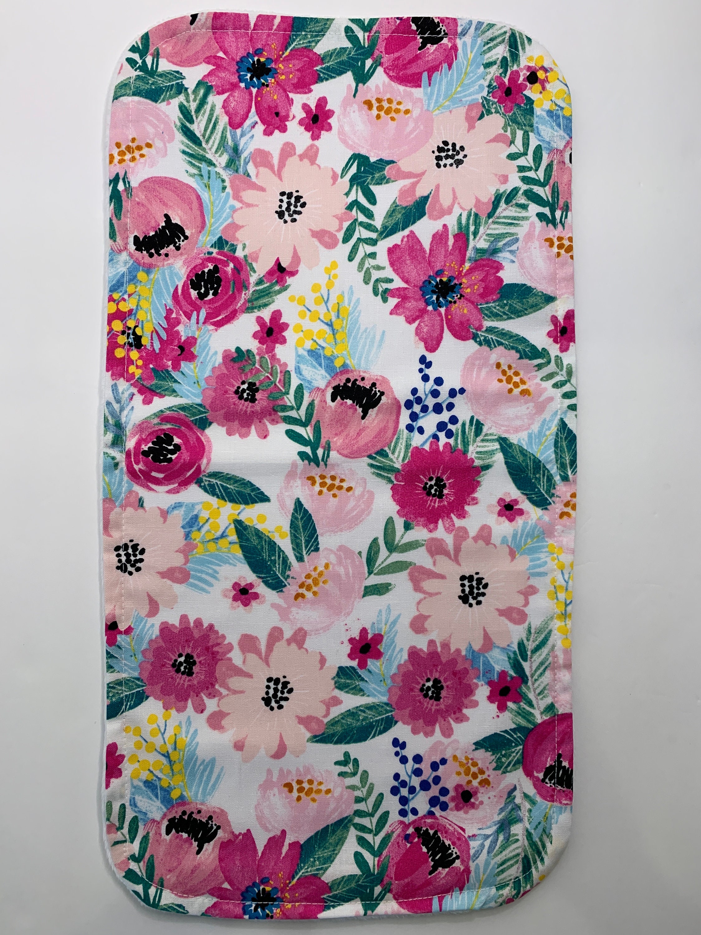 Personalized Baby Girl Burp Cloths Baby Girl Drooling Rags Etsy