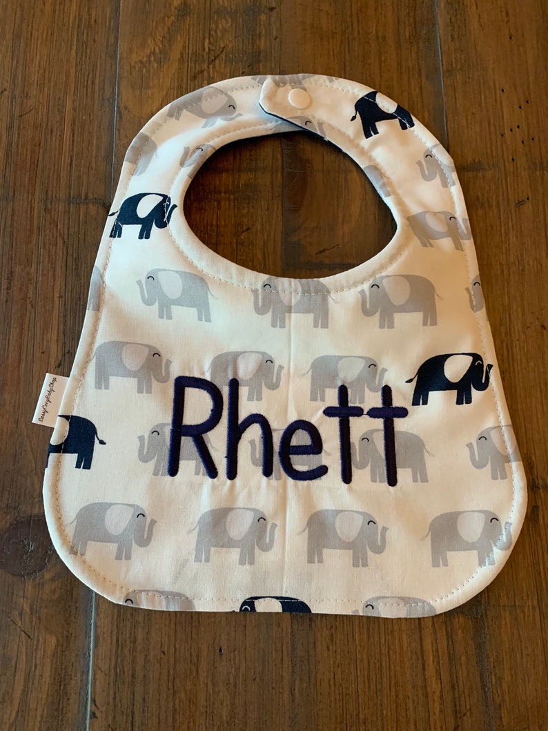 Baby Boy Personalized Bib and Burp Cloths Baby Boy Gift Etsy
