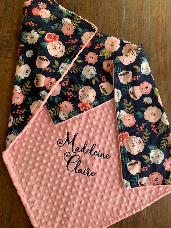 personalised blanket baby girl