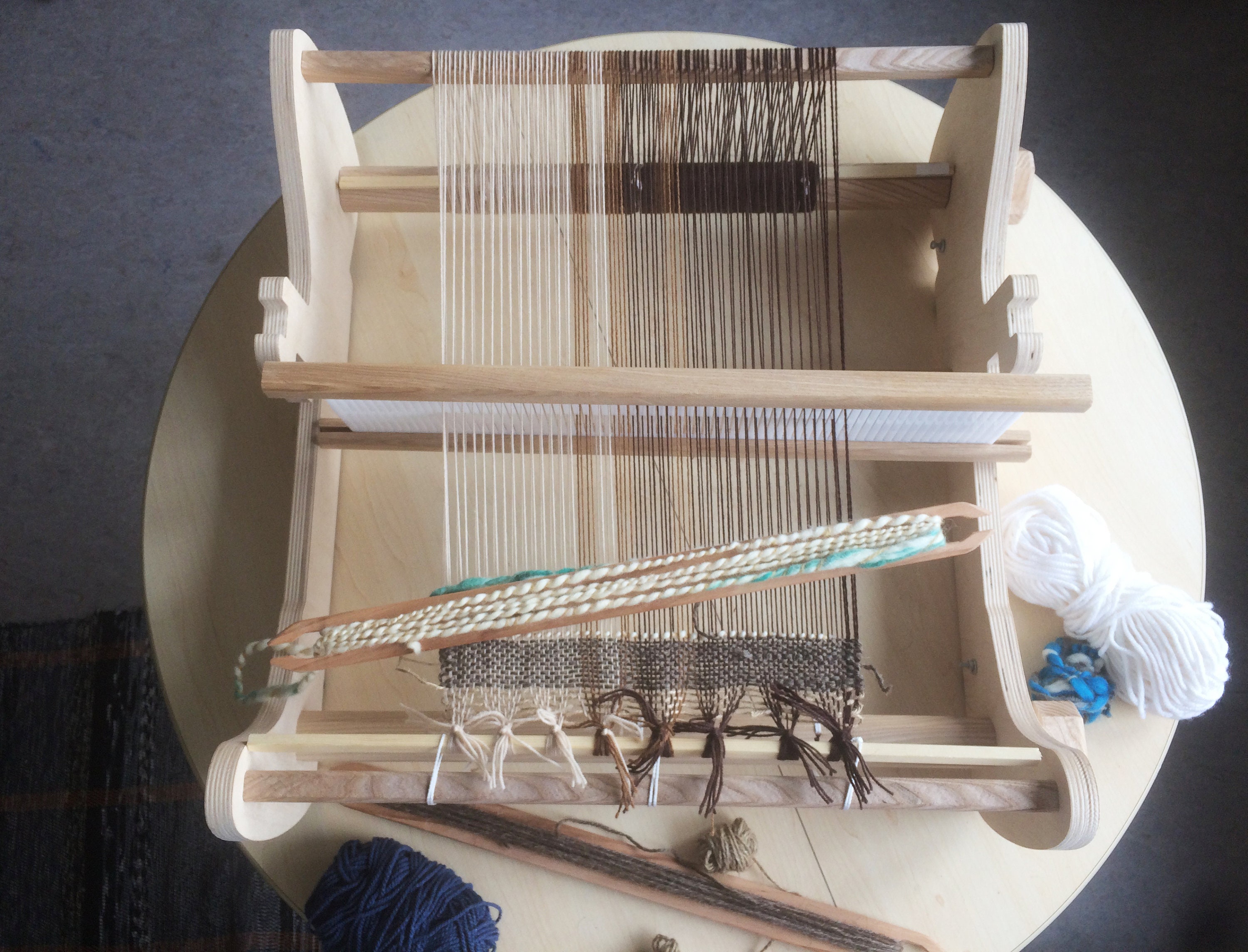 Table Weaving Loom 20 inches / 50 cm Table loom for beginners Etsy