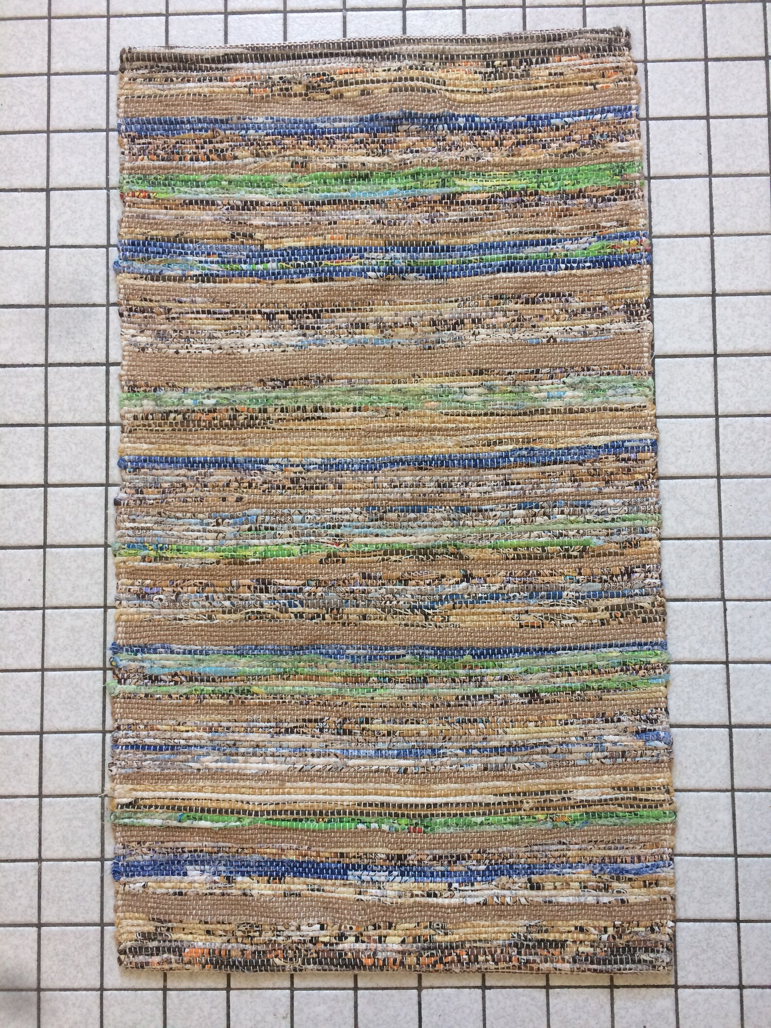 Natural Bath Mat / Scandinavian Bath Rag Rug / Farmhouse Bath Etsy