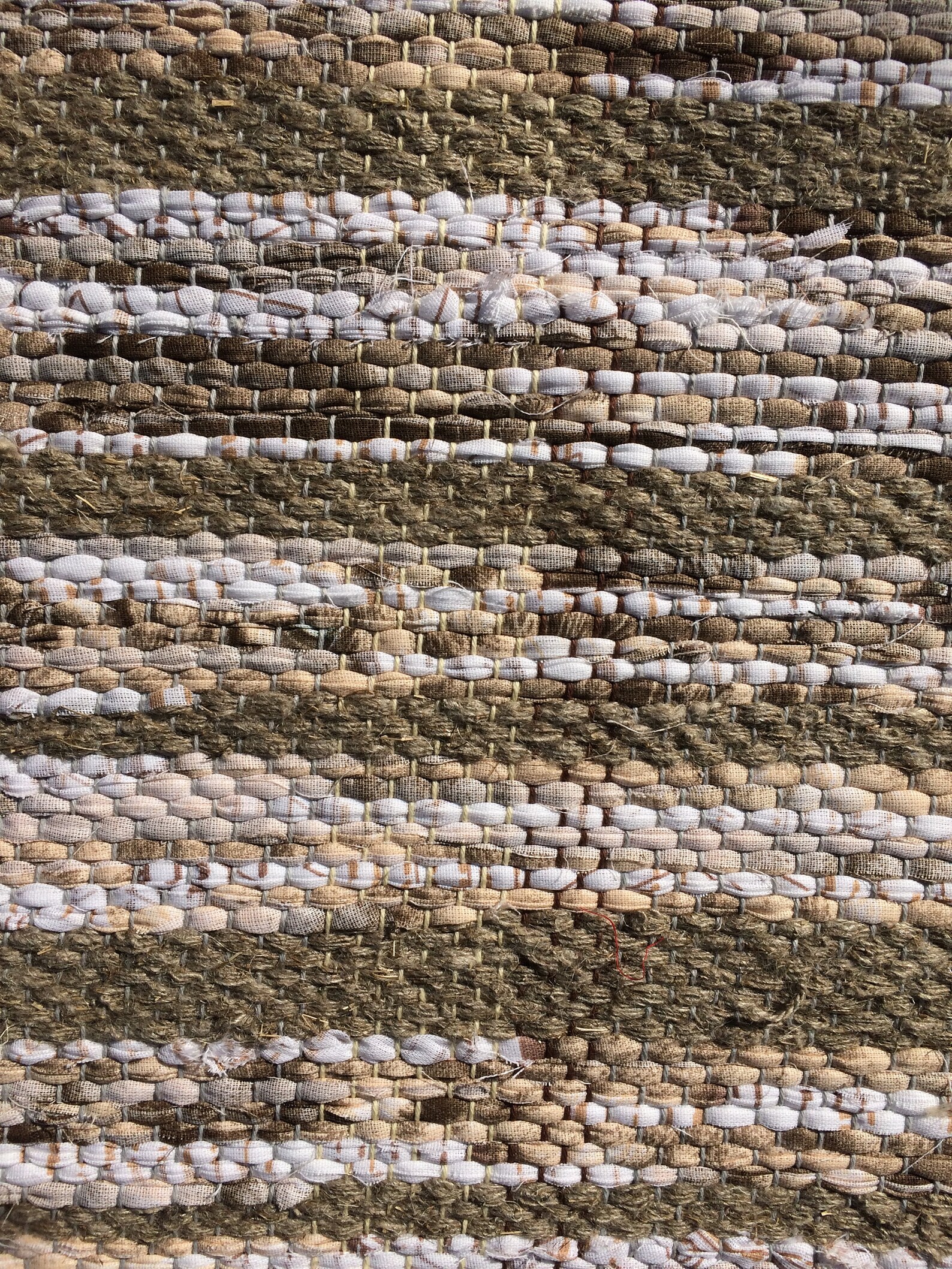 Rustic Bath Mat / Natural Fiber Rug / Linen Bath Mat / Etsy