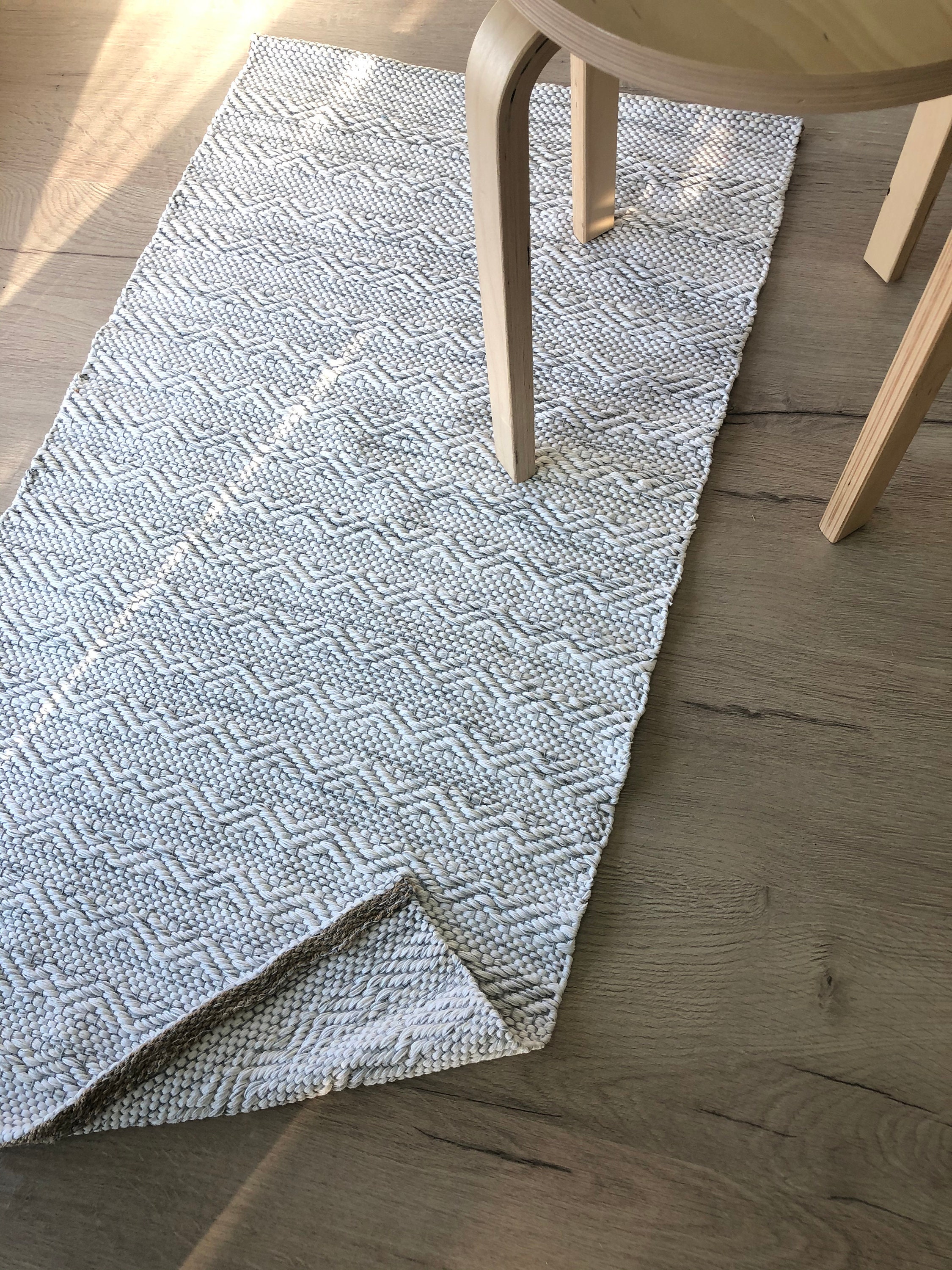 Scandinavian Cotton Rug / Washable Home Rug/ Custom Rug Etsy