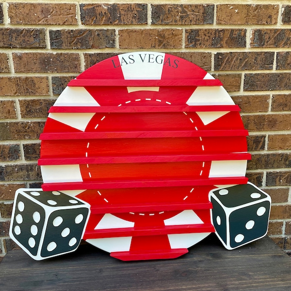 Casino Chip Display Case Etsy