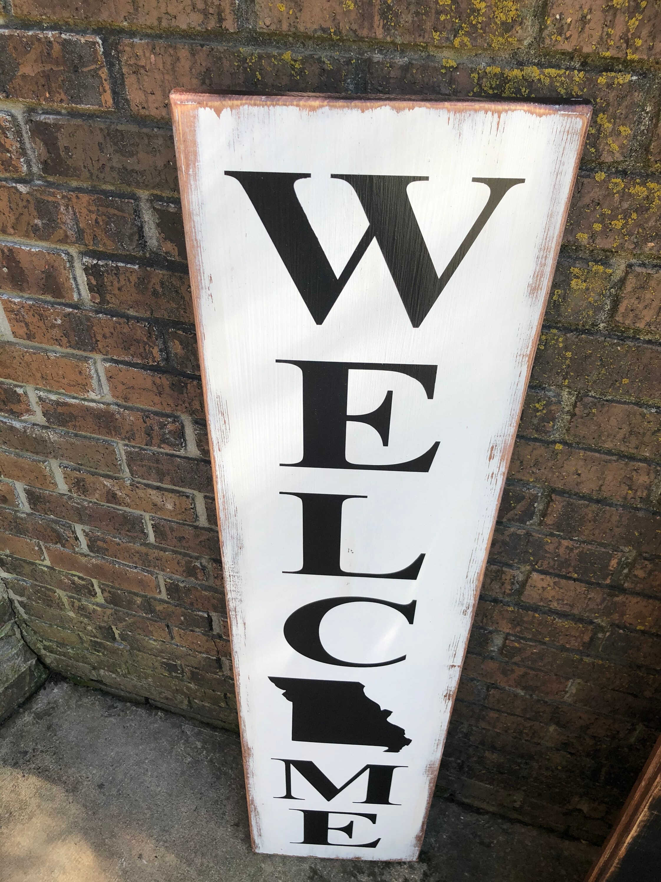 Sign State Sign Front Porch Sign Front Etsy