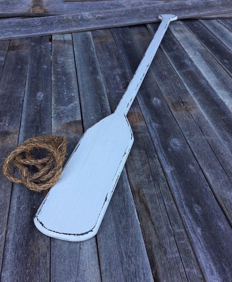 Handmade Wooden Oar Lake House Decor Paddle Nautical Etsy
