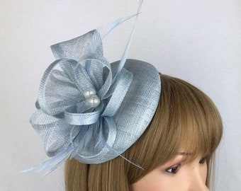 ice blue wedding hats