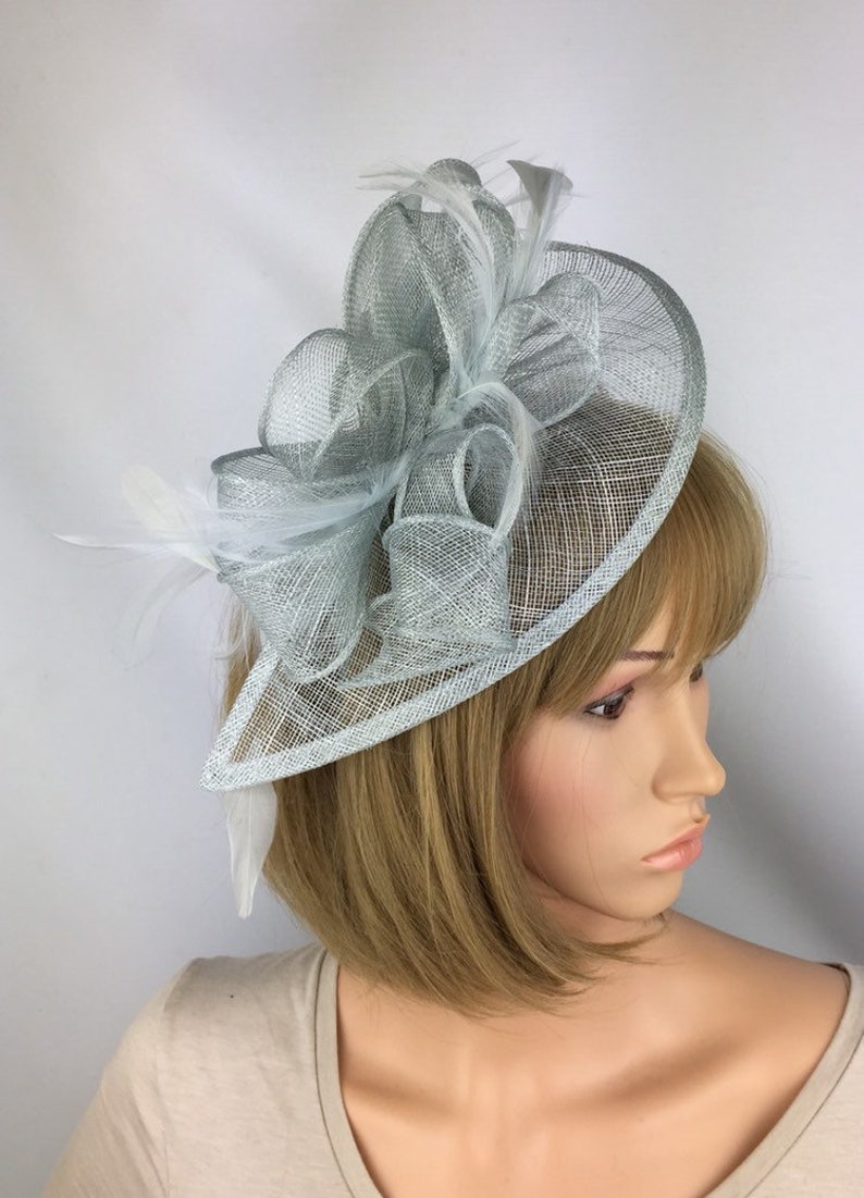 ice blue wedding hats