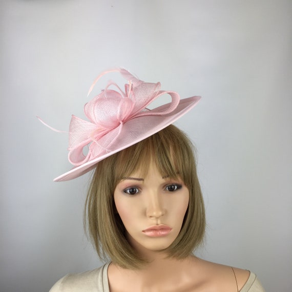Pale Pink Fascinator Light Pink 