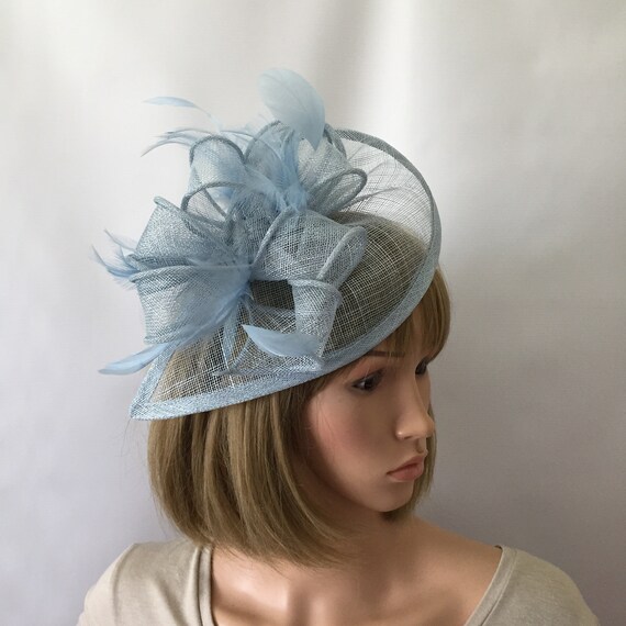 Cornflower Blue Fascinator Blue Hatinator Wedding Ladies Day Etsy