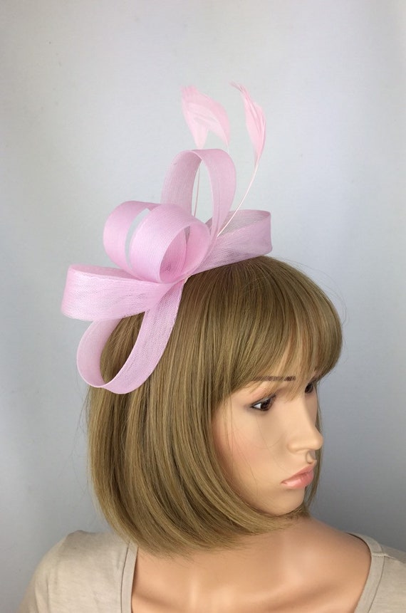 Ladies Nude Coloured Feather Aliceband Fascinator Races Weddings Ladies Day 28