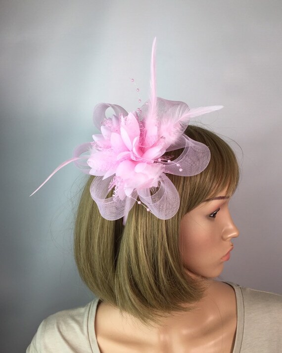 Pink Fascinator Pink Wedding 
