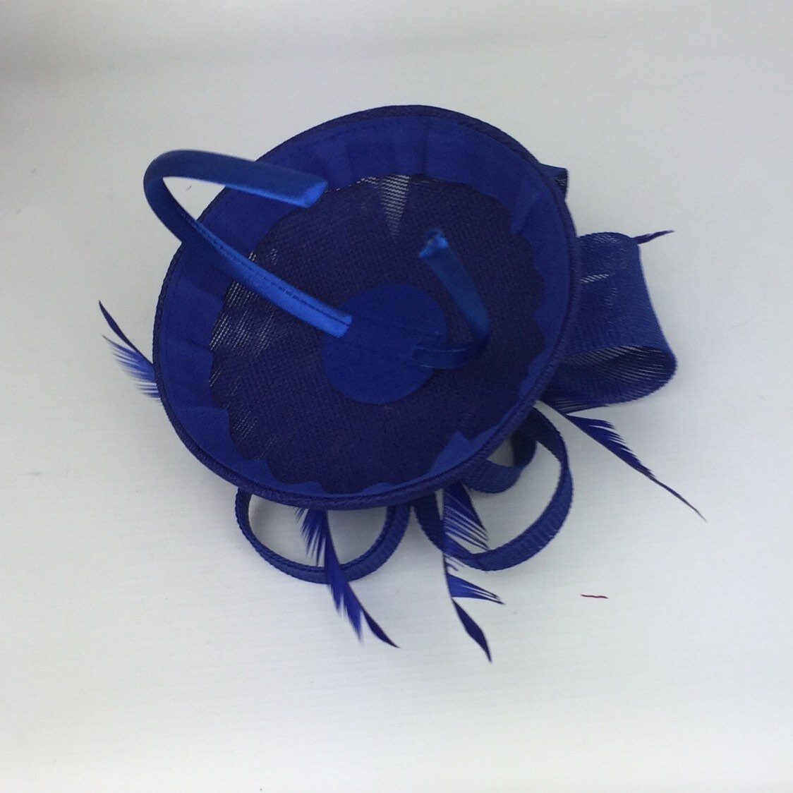 Deep Royal Blue Fascinator Cobalt blue Wedding Fascinator for Etsy