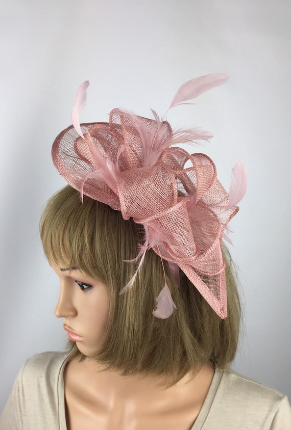 Blush Pink Fascinator on Headband Blush 