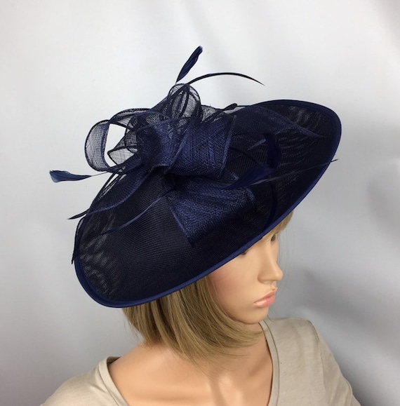 navy occasion hat