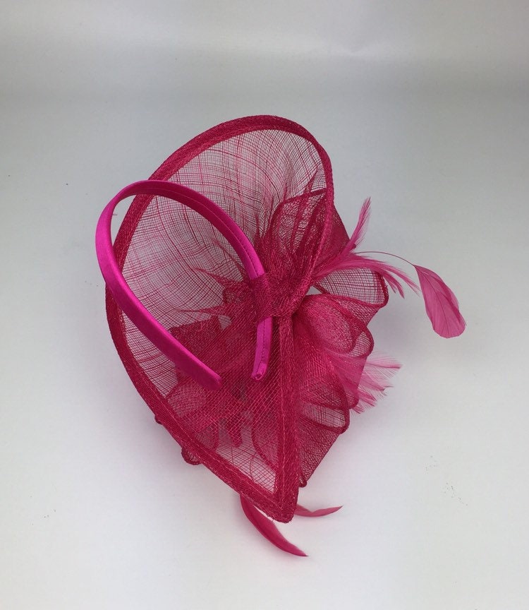 Fuchsia Pink Fascinator Hot Pink 