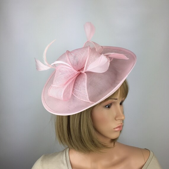 Pale Pink Fascinator Light Pink 