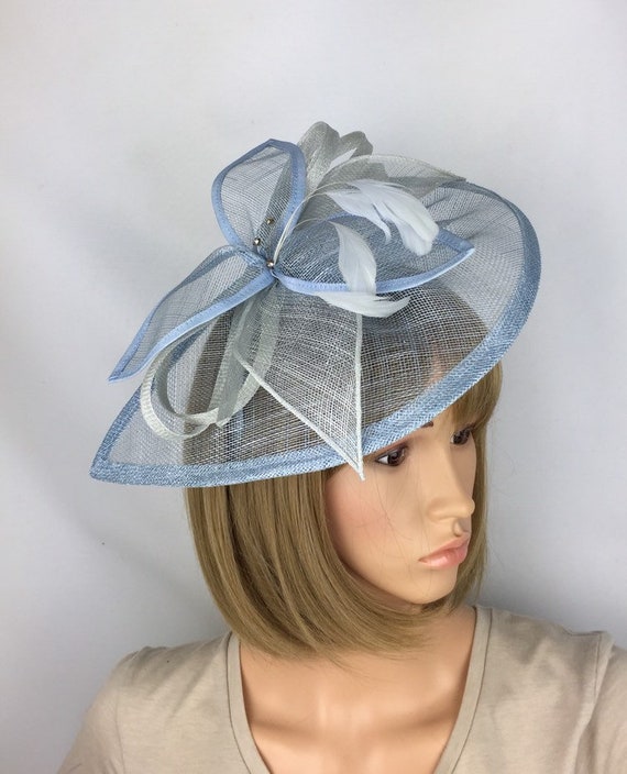 ice blue wedding hats